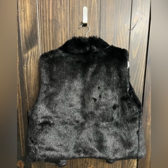 Worthington Faux Fur Mink Dark Brown Womens Vast Size L/G - Picture 7 of 9
